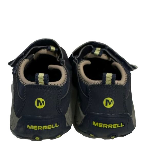 Merrell gray and green unisex boy or girl sandals size 12 - Picture 4 of 8